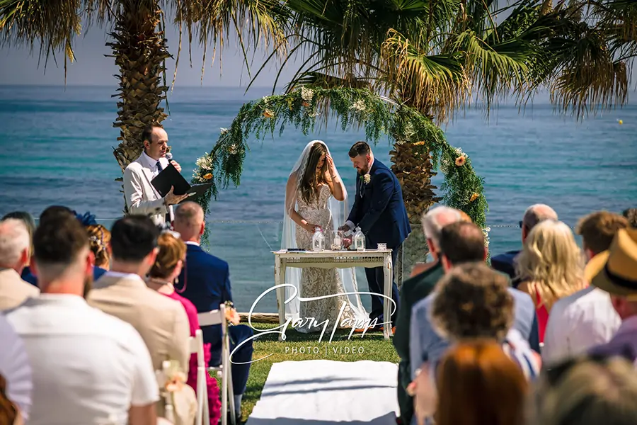 Wedding ceremony on the Costa del Sol