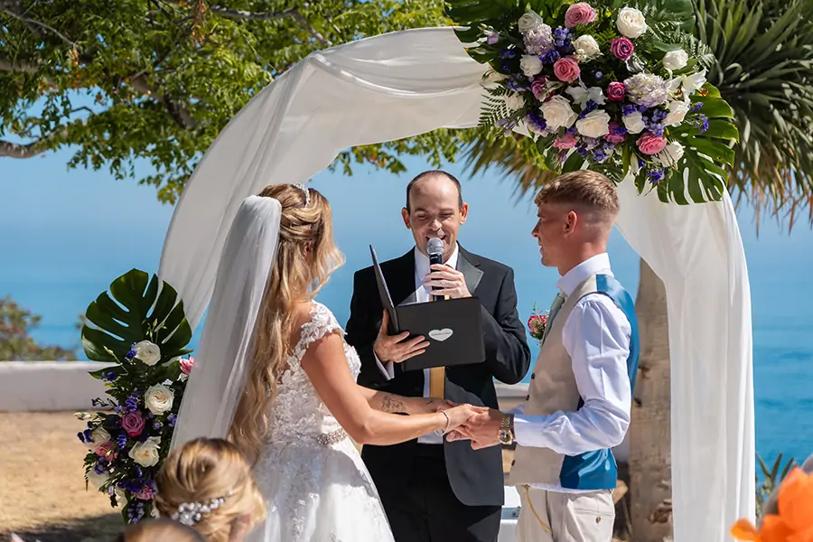 Wedding ceremony on the Costa del Sol